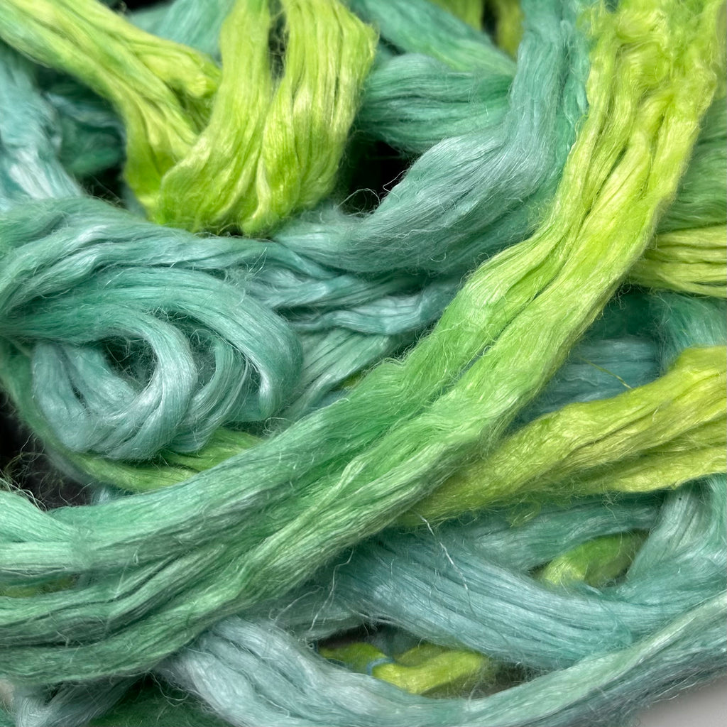 Linen Flax Combed Top Roving Limey