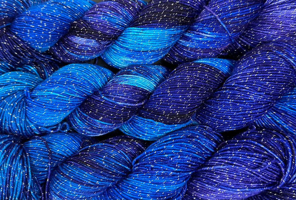 Figment sparkly sock yarn One Of A Kind (April)