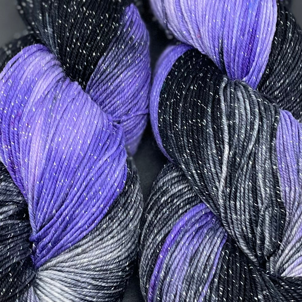 Figment sparkly sock yarn Dark Crystal