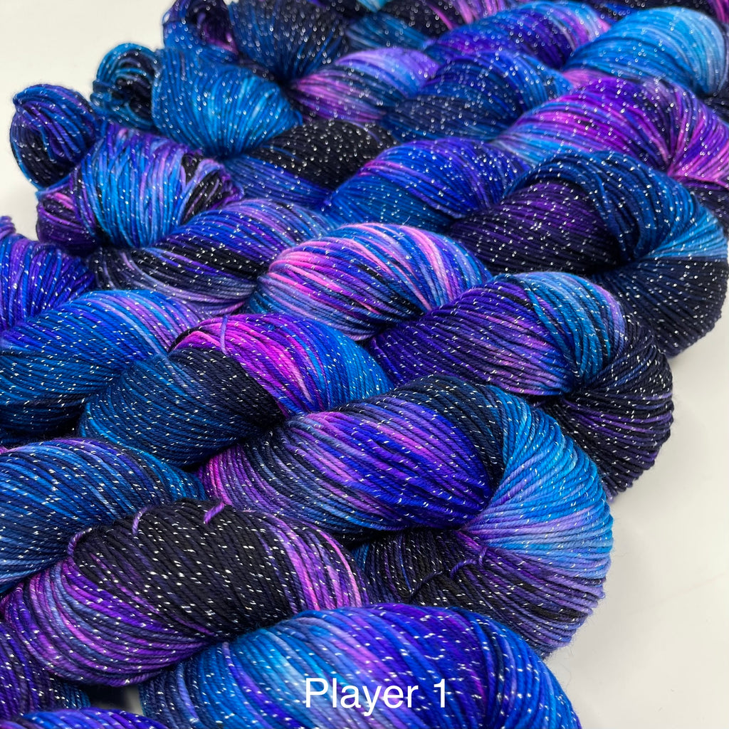 Figment sparkly sock yarn Multiplayer