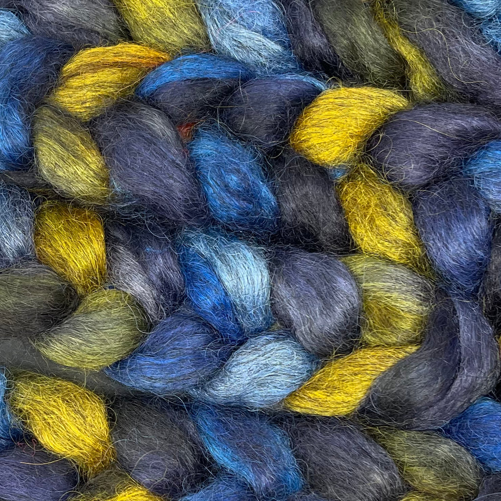 Gotland Combed Top Roving Starry Night