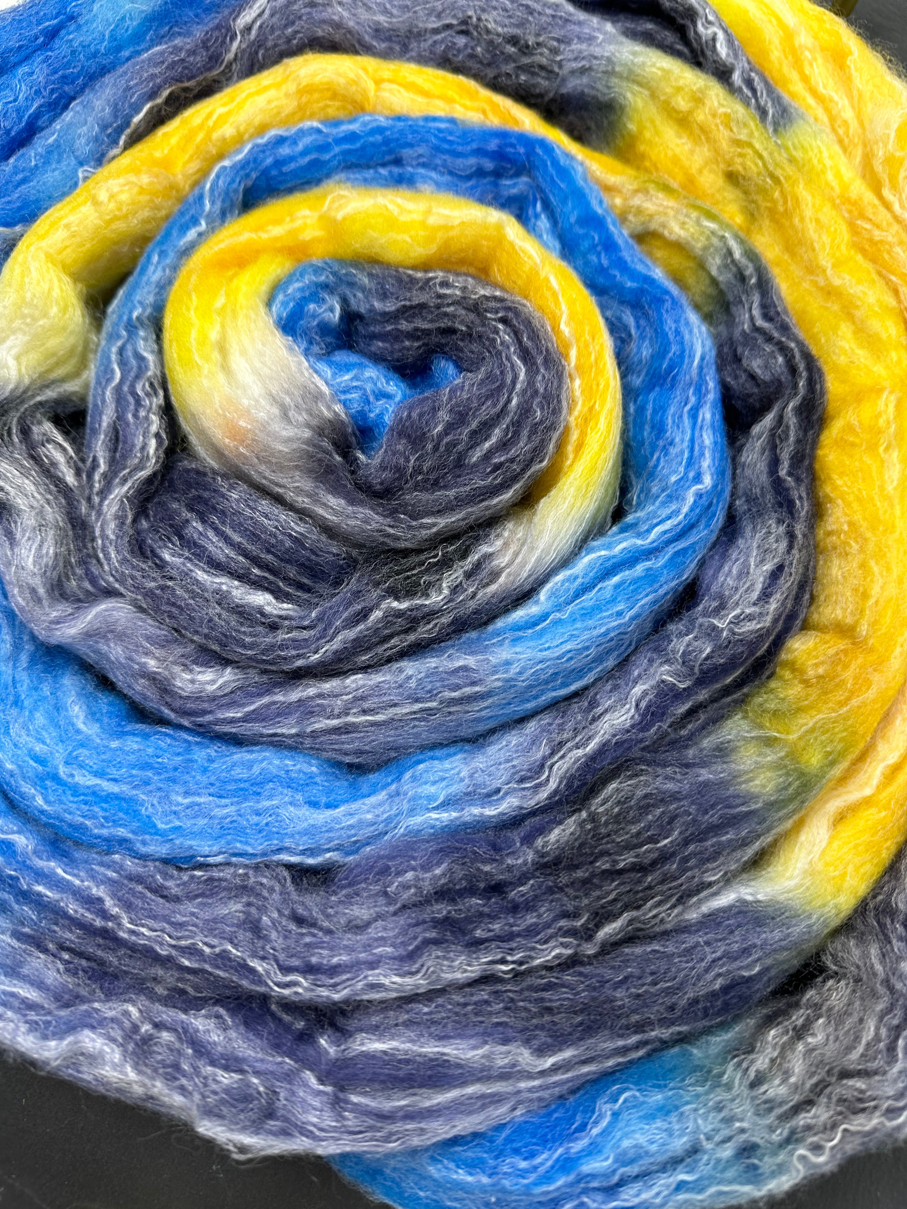 Figment sparkly sock yarn Starry Night – Deep Dyed Yarns