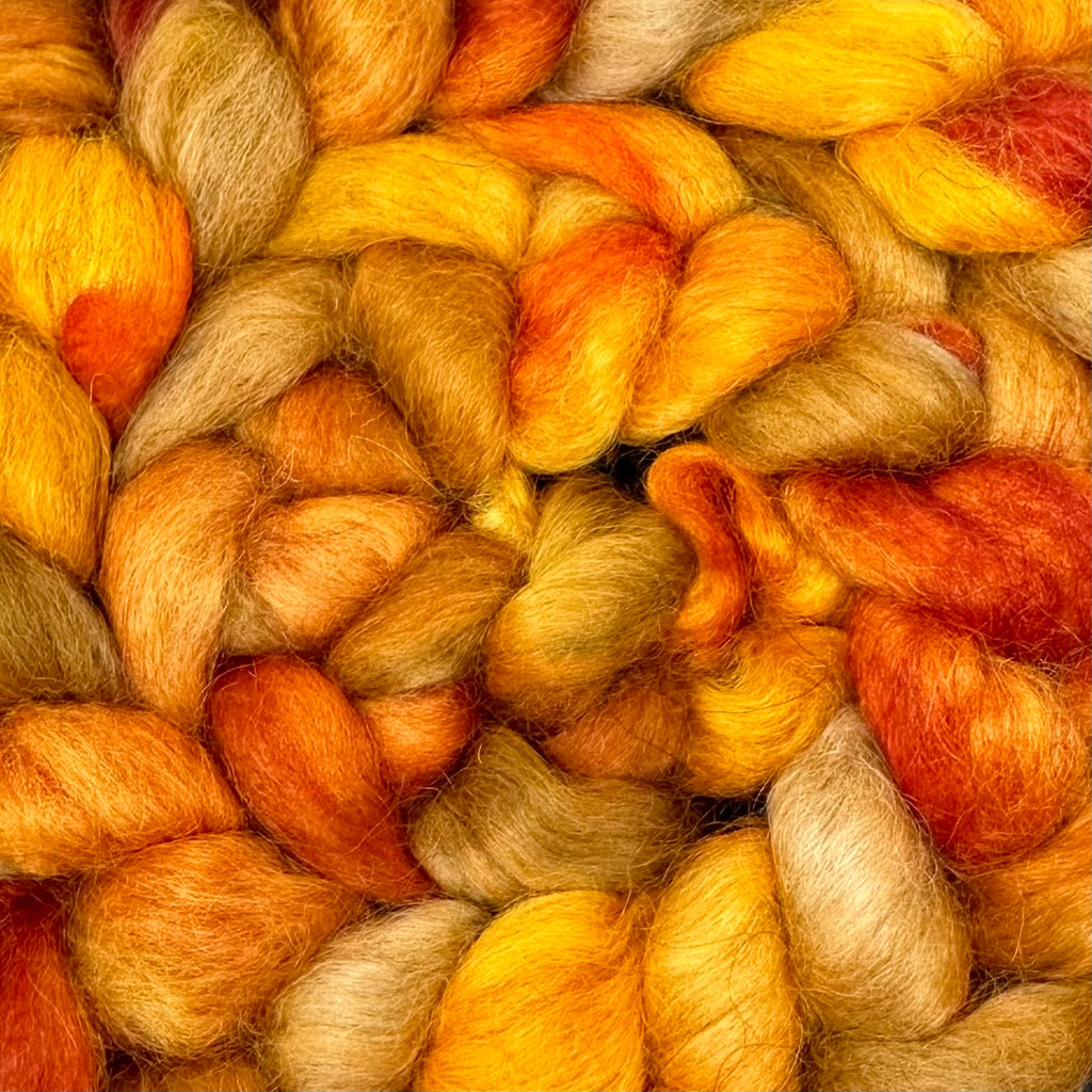 Wensleydale longwool top spinning fiber Sturgis