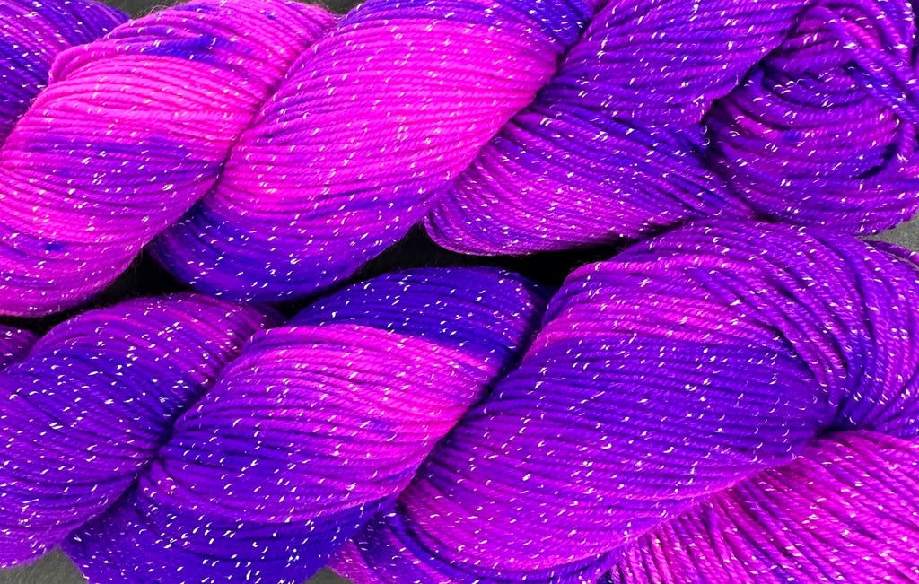 Figment sparkly sock yarn Electric Cowboy