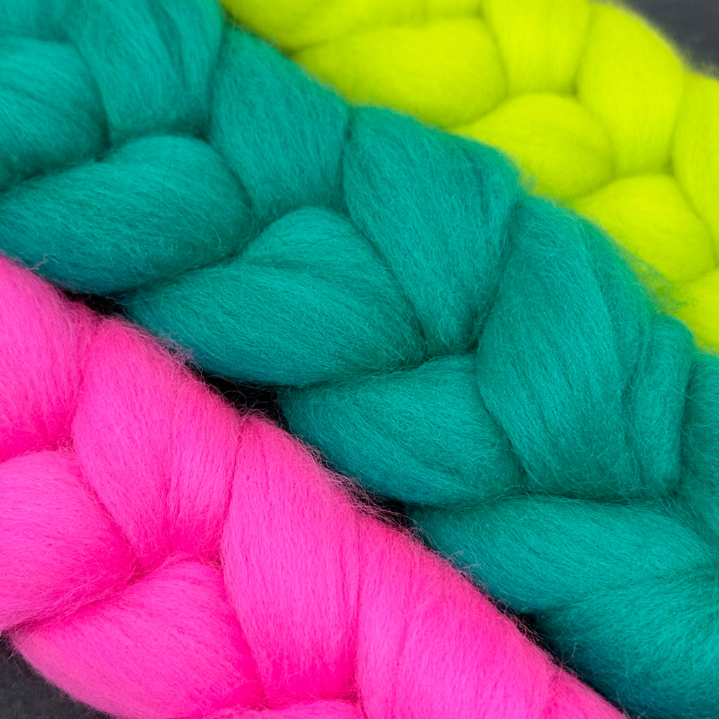 Gradient Merino Combed Top Spin Set Flamingo