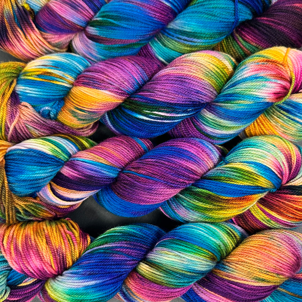 Align sport weight yarn Skittles