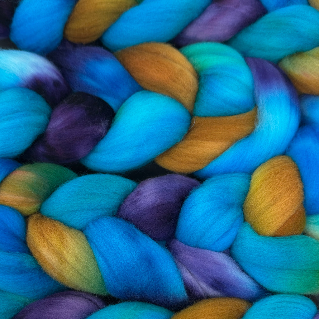 American Targhee wool top spinning fiber A Pirate Looks at Forty