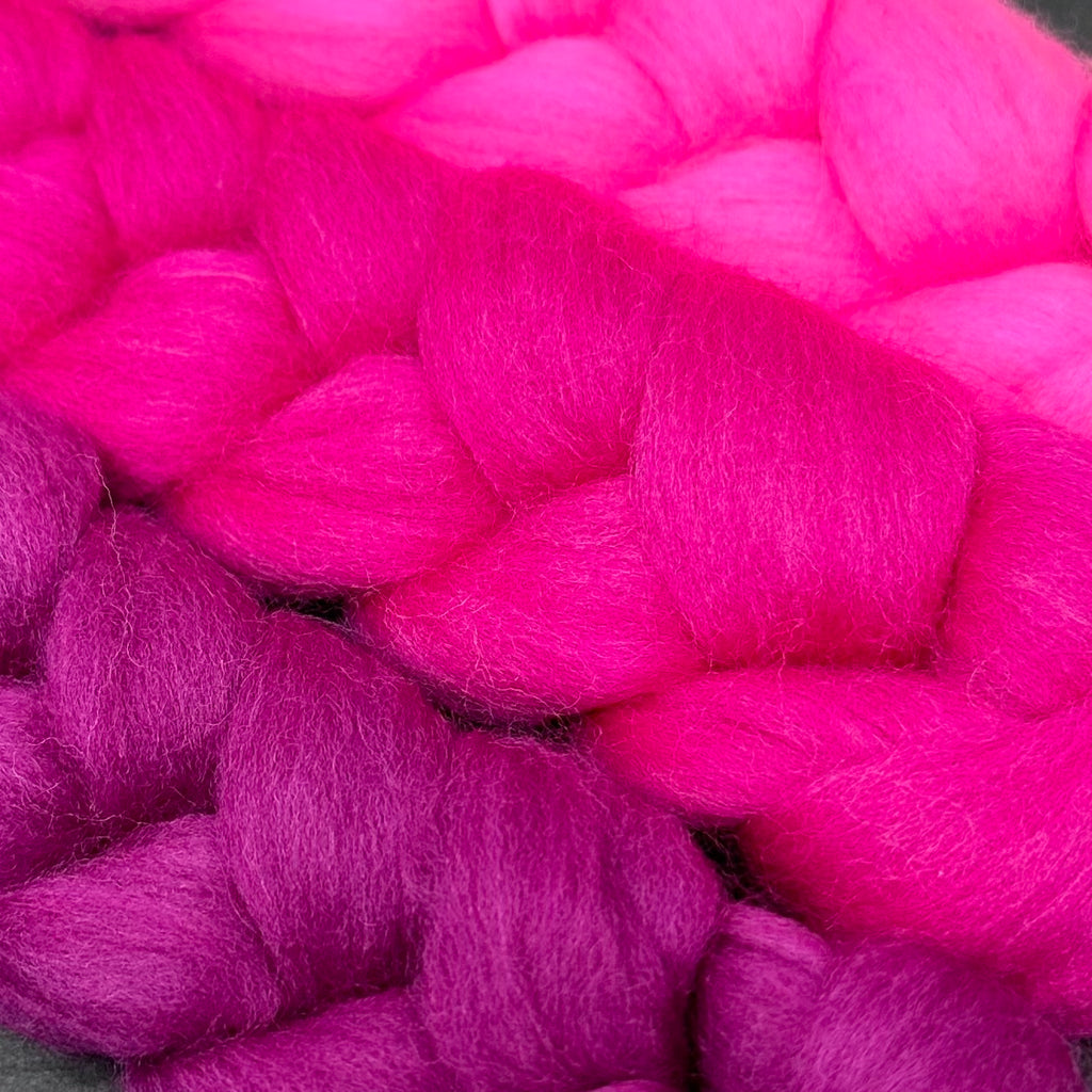 Gradient Merino Combed Top Spin Set Boysenberry