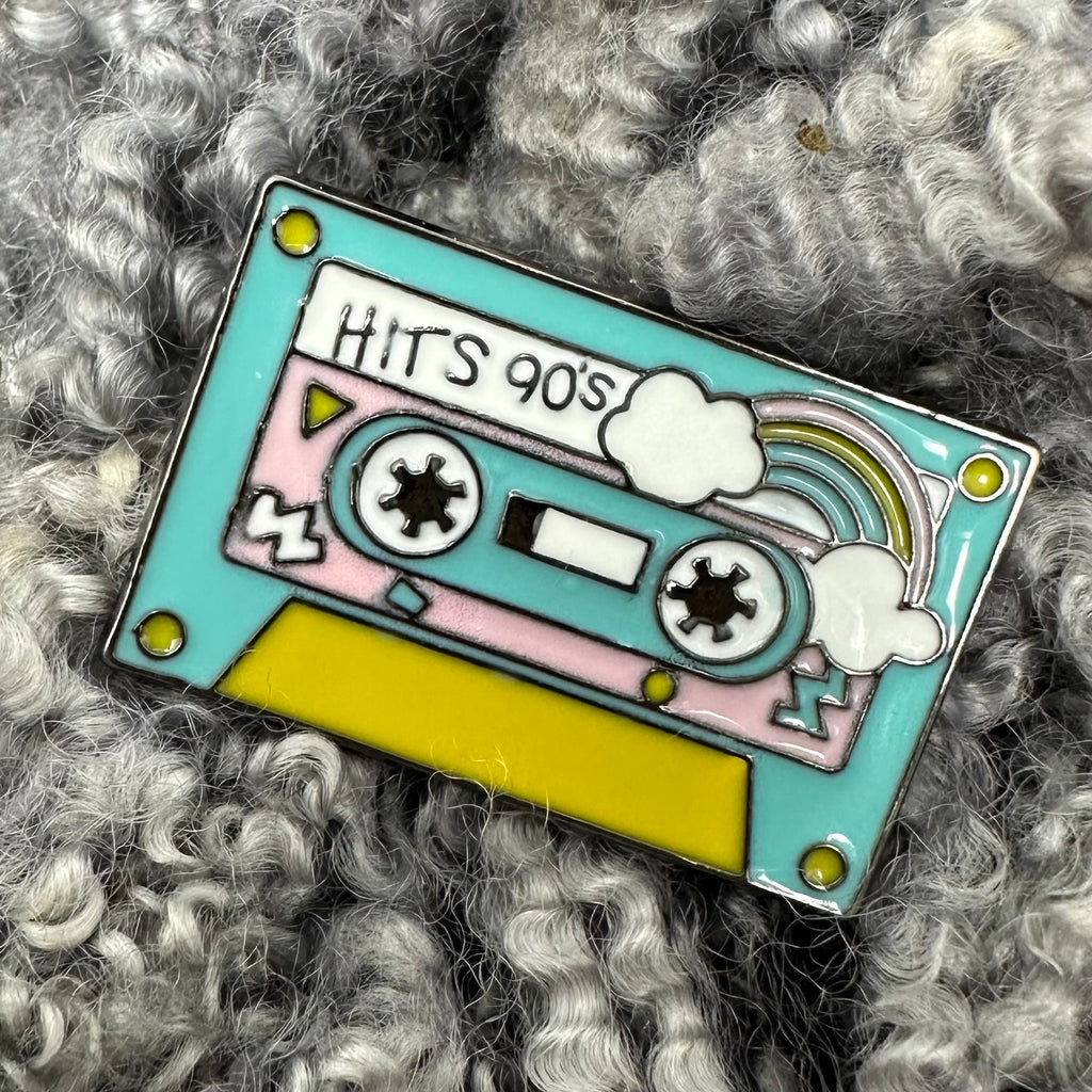 Cassette 90’s Hits Pin Flair