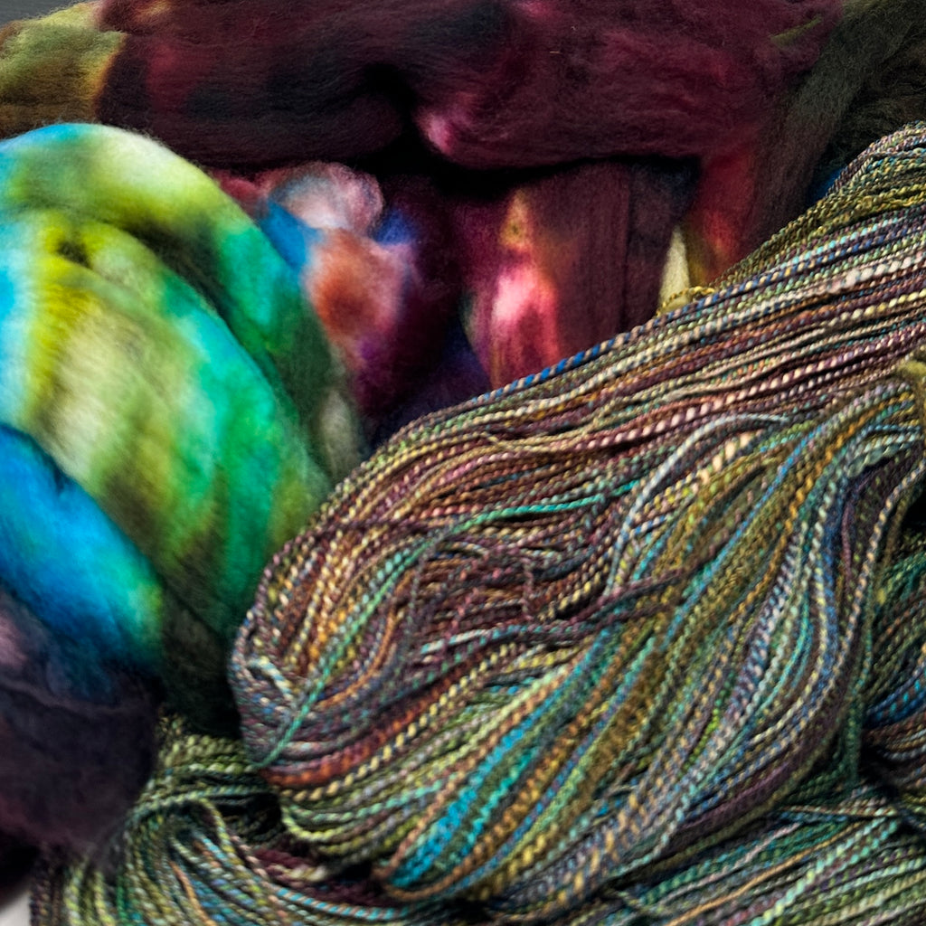 Superwash Merino Combed Top 23 micron Mountain Gems