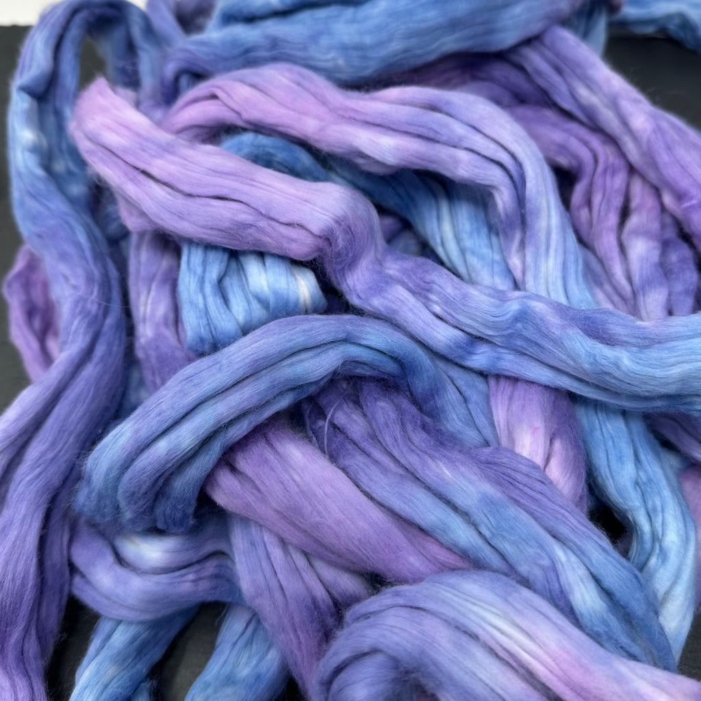 Egyptian Cotton Spinning Fibers 4 ounces Lavender