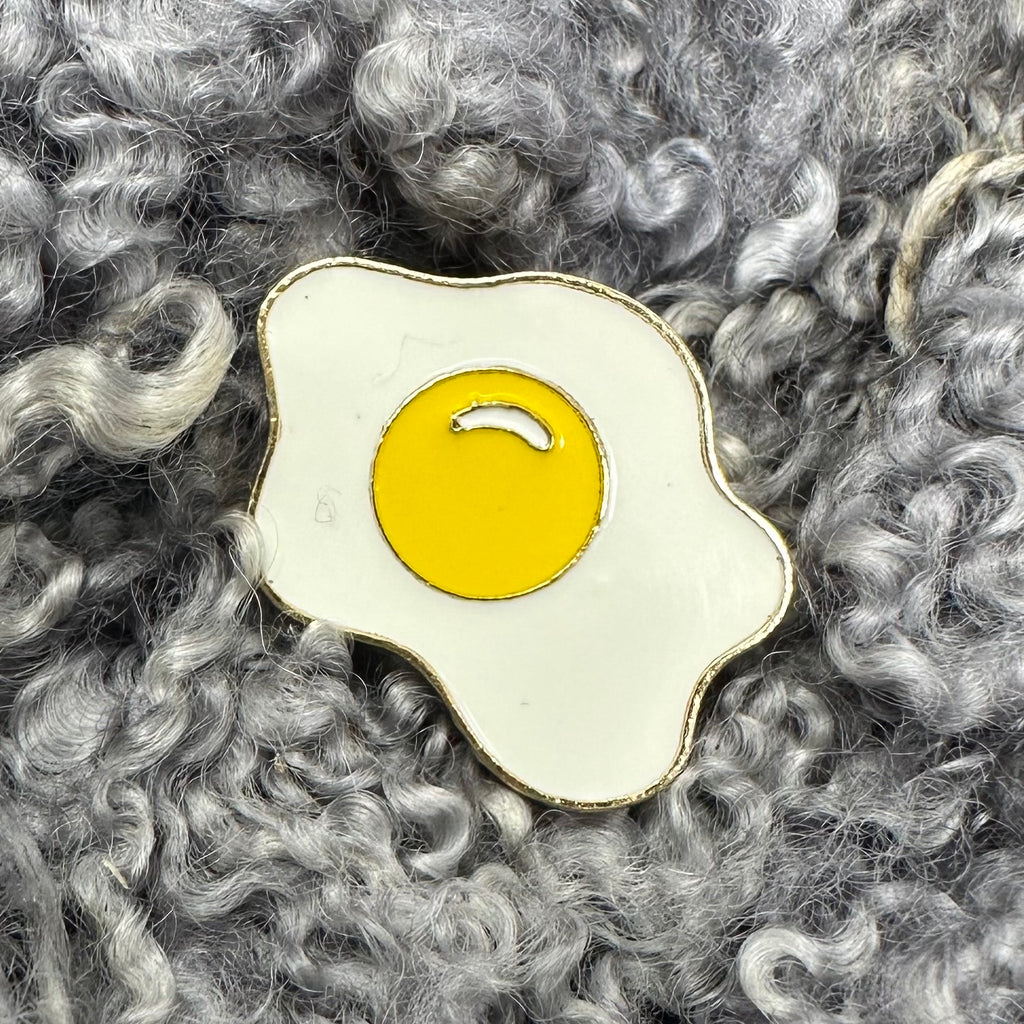 Fried Egg Pin Flair
