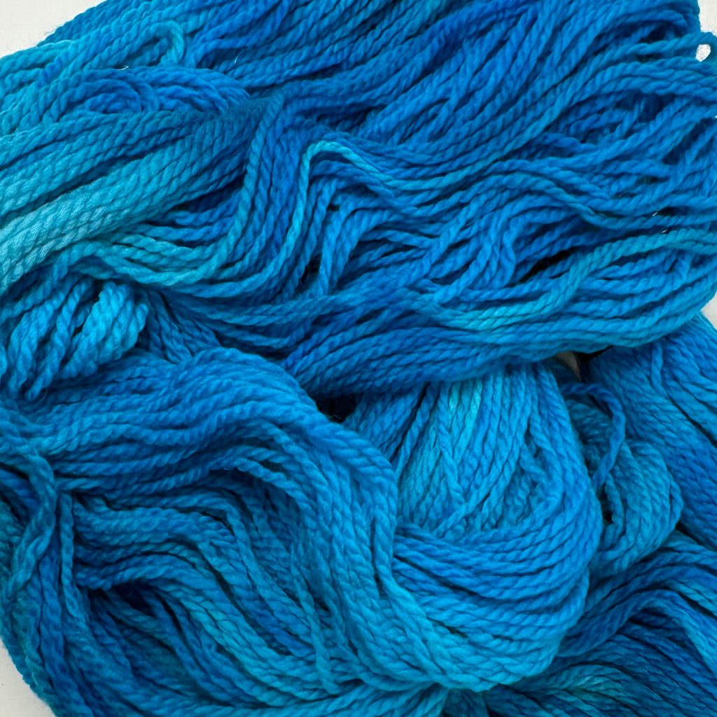 Deep Dyed Bulky wool yarn Aquamarine