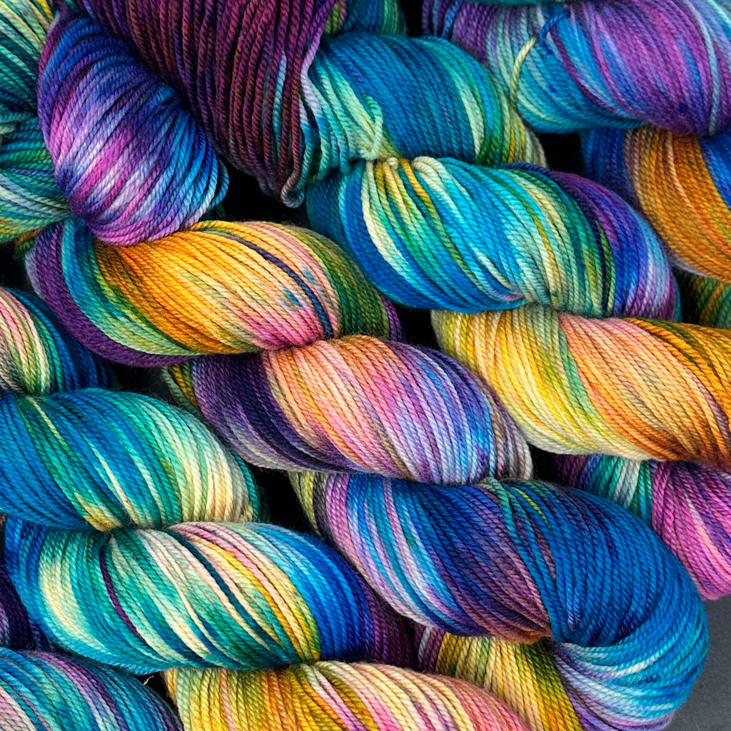 Align sport weight yarn Skittles