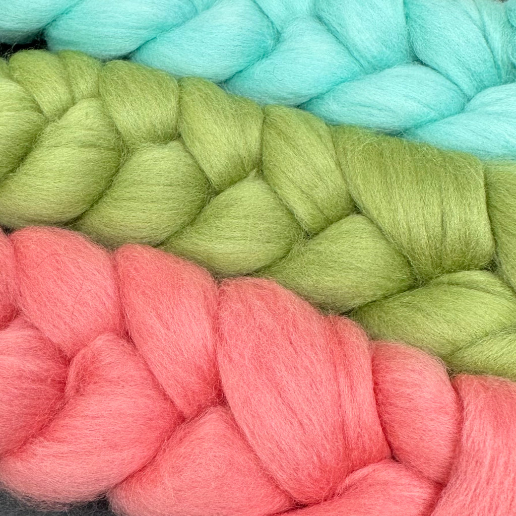 Gradient Merino Combed Top Spin Set Spring Fling