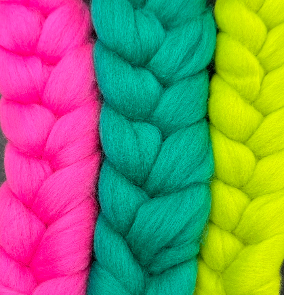 Gradient Merino Combed Top Spin Set Flamingo