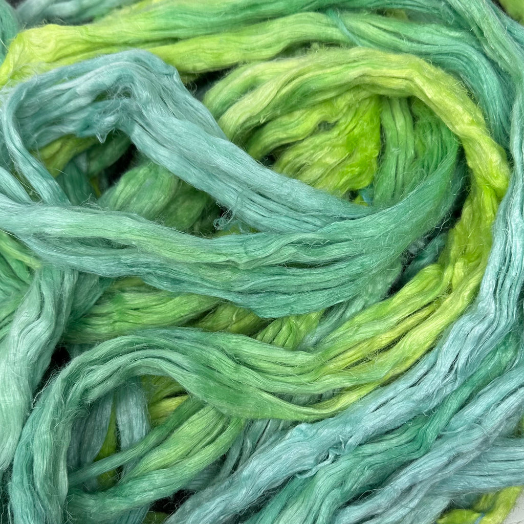 Linen Flax Combed Top Roving Limey