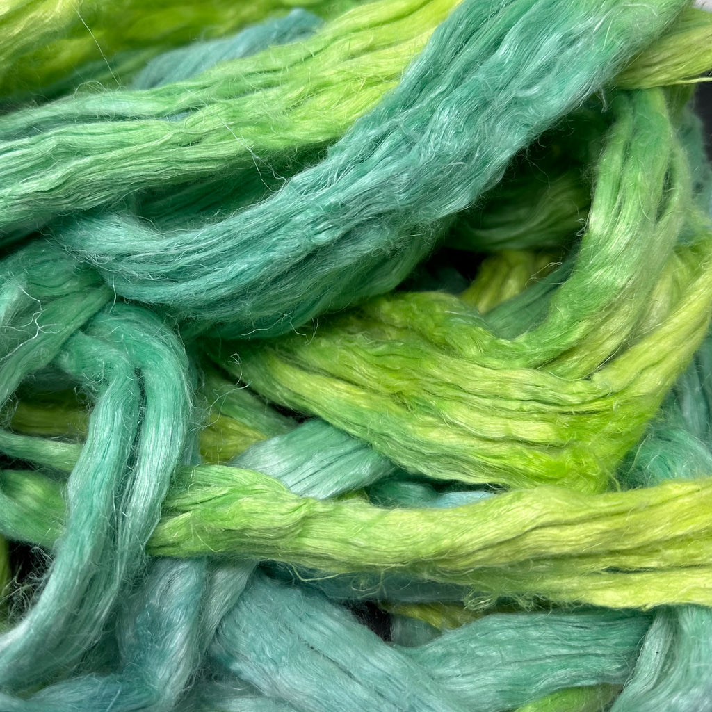 Linen Flax Combed Top Roving Limey