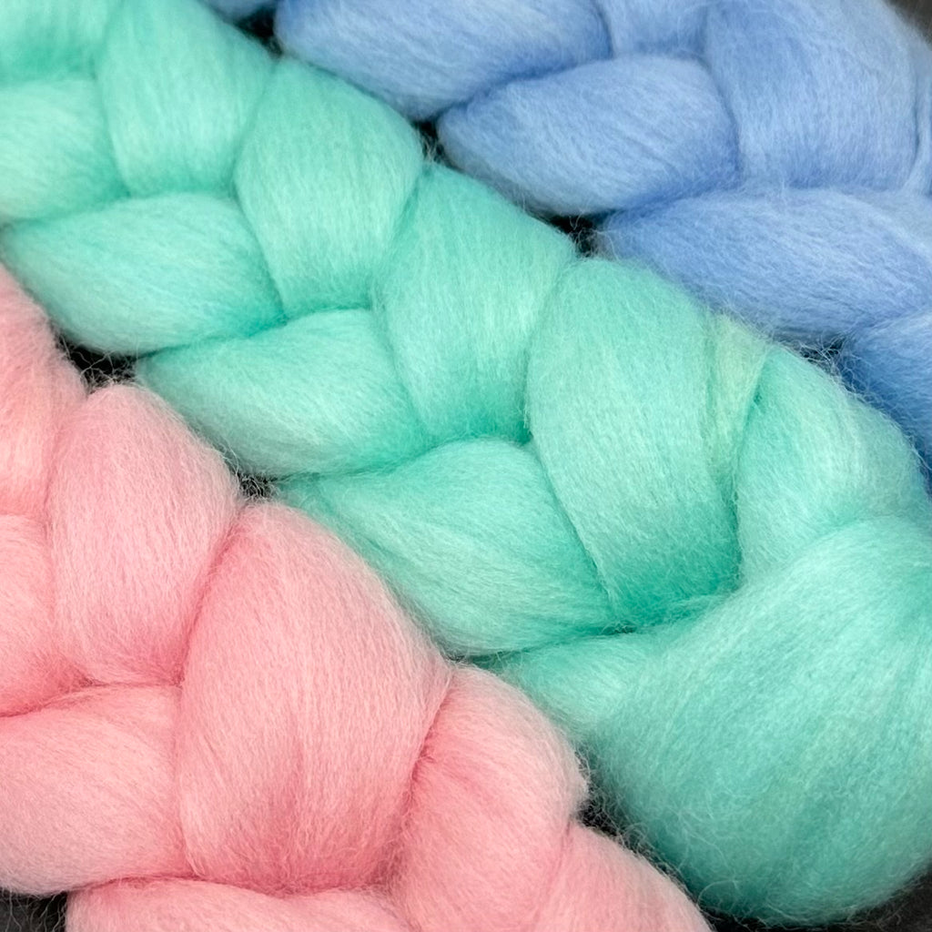 Gradient Merino Combed Top Spin Set Seersucker