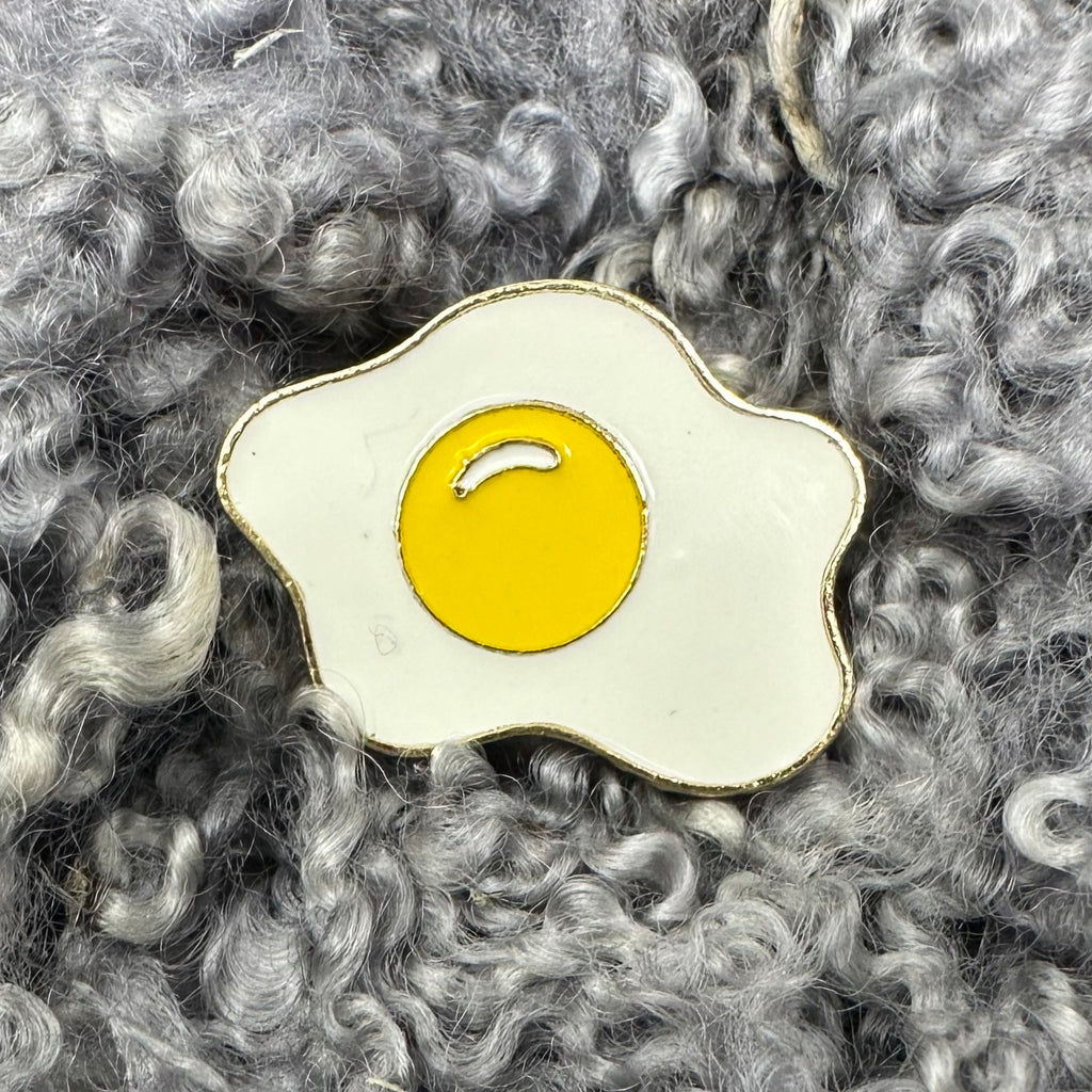 Fried Egg Pin Flair