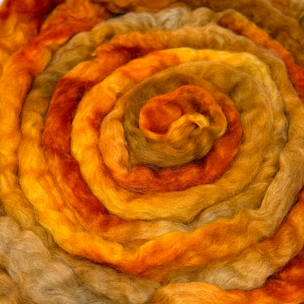 Wensleydale longwool top spinning fiber Sturgis