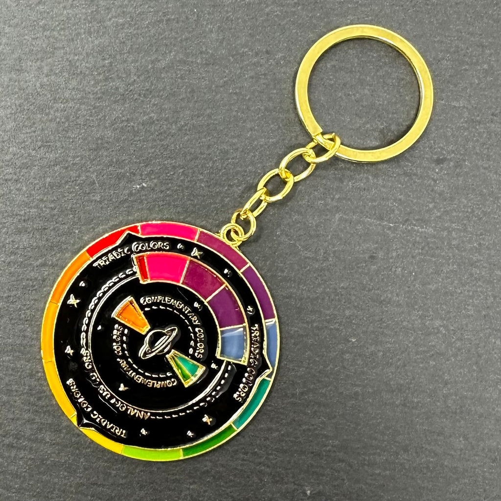 Color Selection Wheel Spinner KEYCHAIN