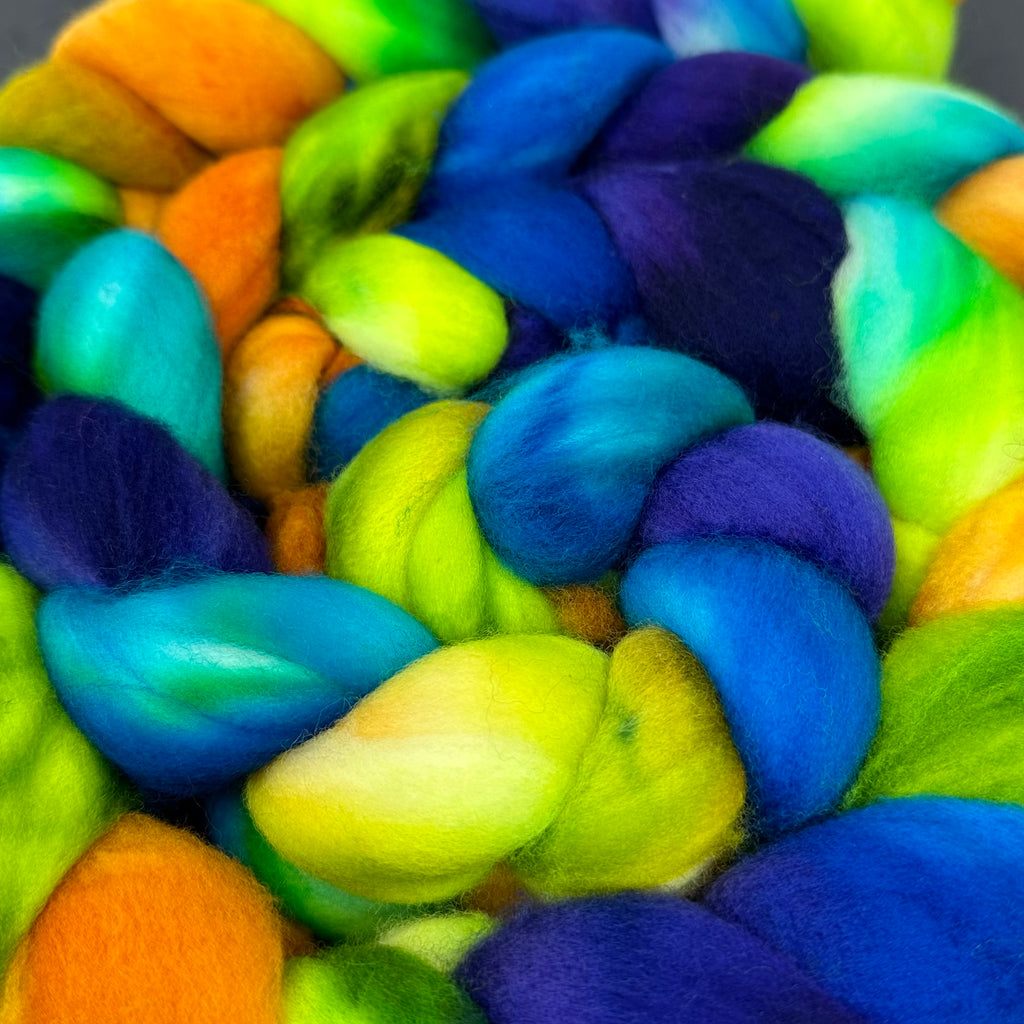 Superwash Merino Combed Top 18.5 micro Margaritaville