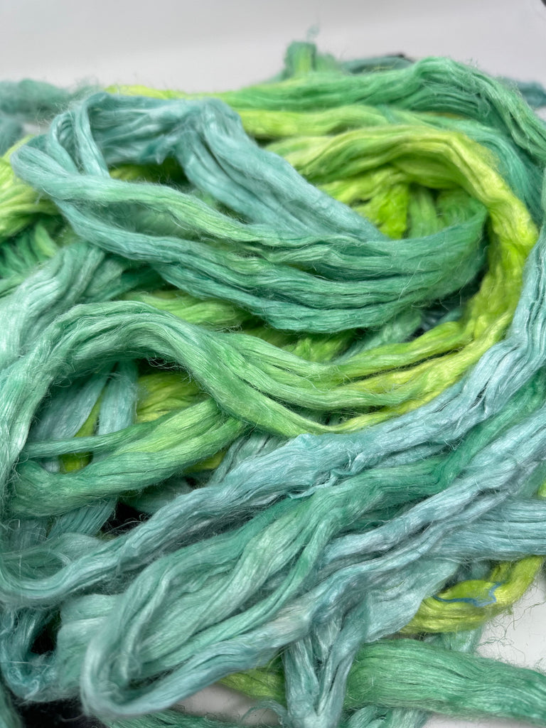 Linen Flax Combed Top Roving Limey