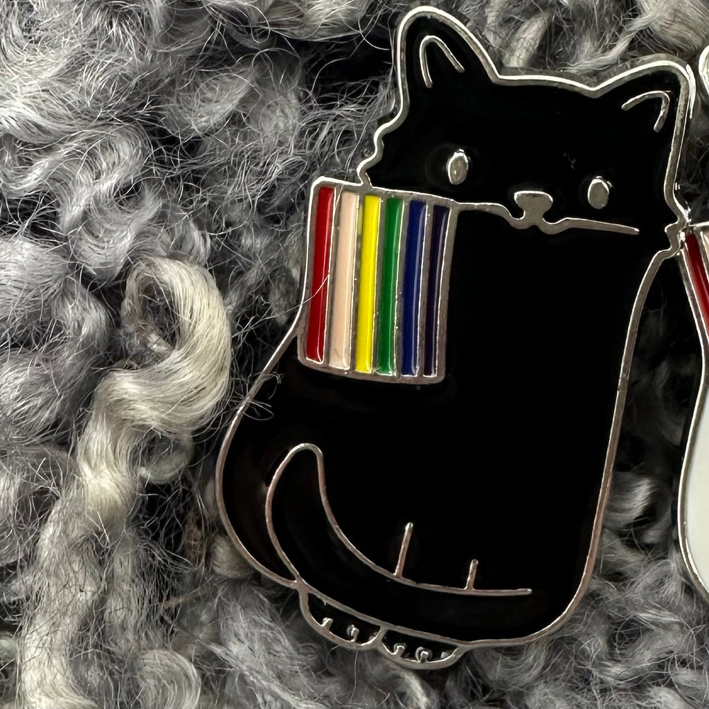 Pride Kitty Cat Pin Flair