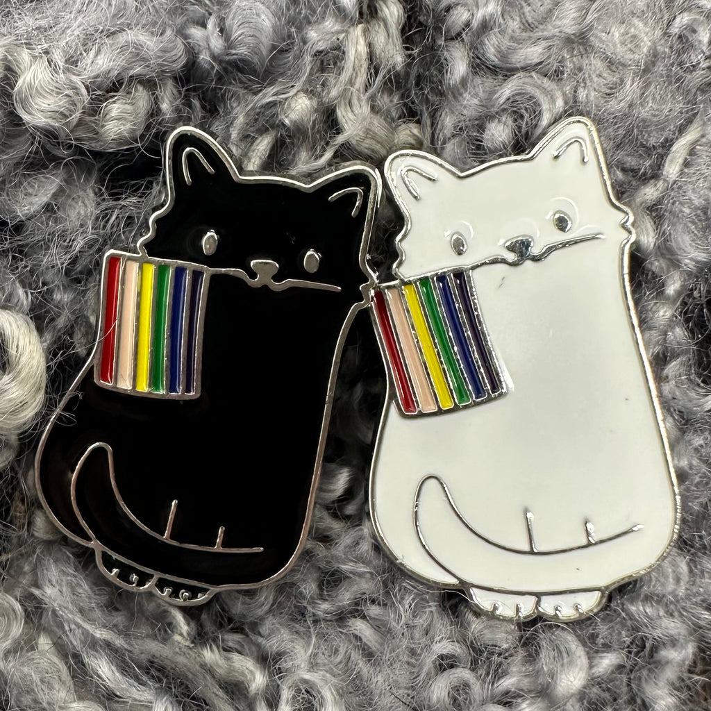 Pride Kitty Cat Pin Flair