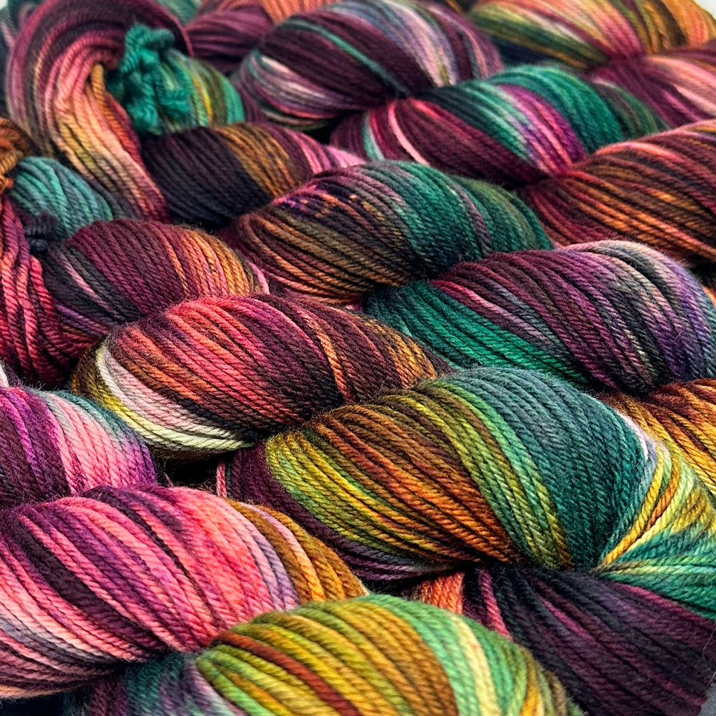 Still heavy DK to light worsted Sea Glass