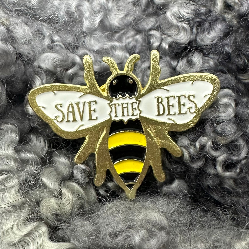 Save the Bees Pin Flair