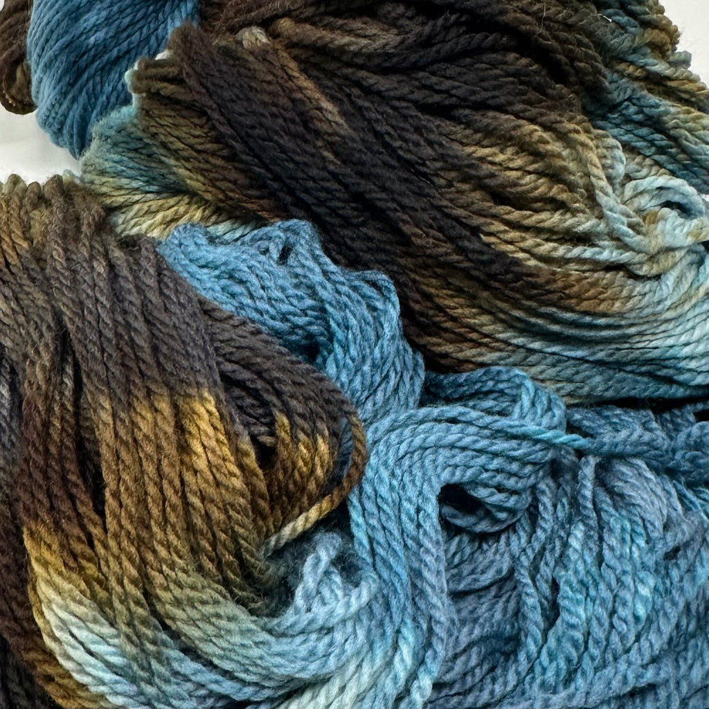 Deep Dyed Bulky wool yarn Driftwood