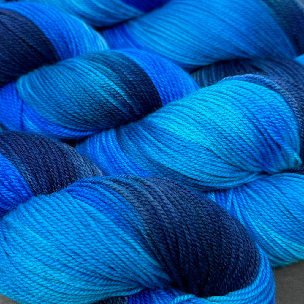 Align sport weight yarn Big Blue