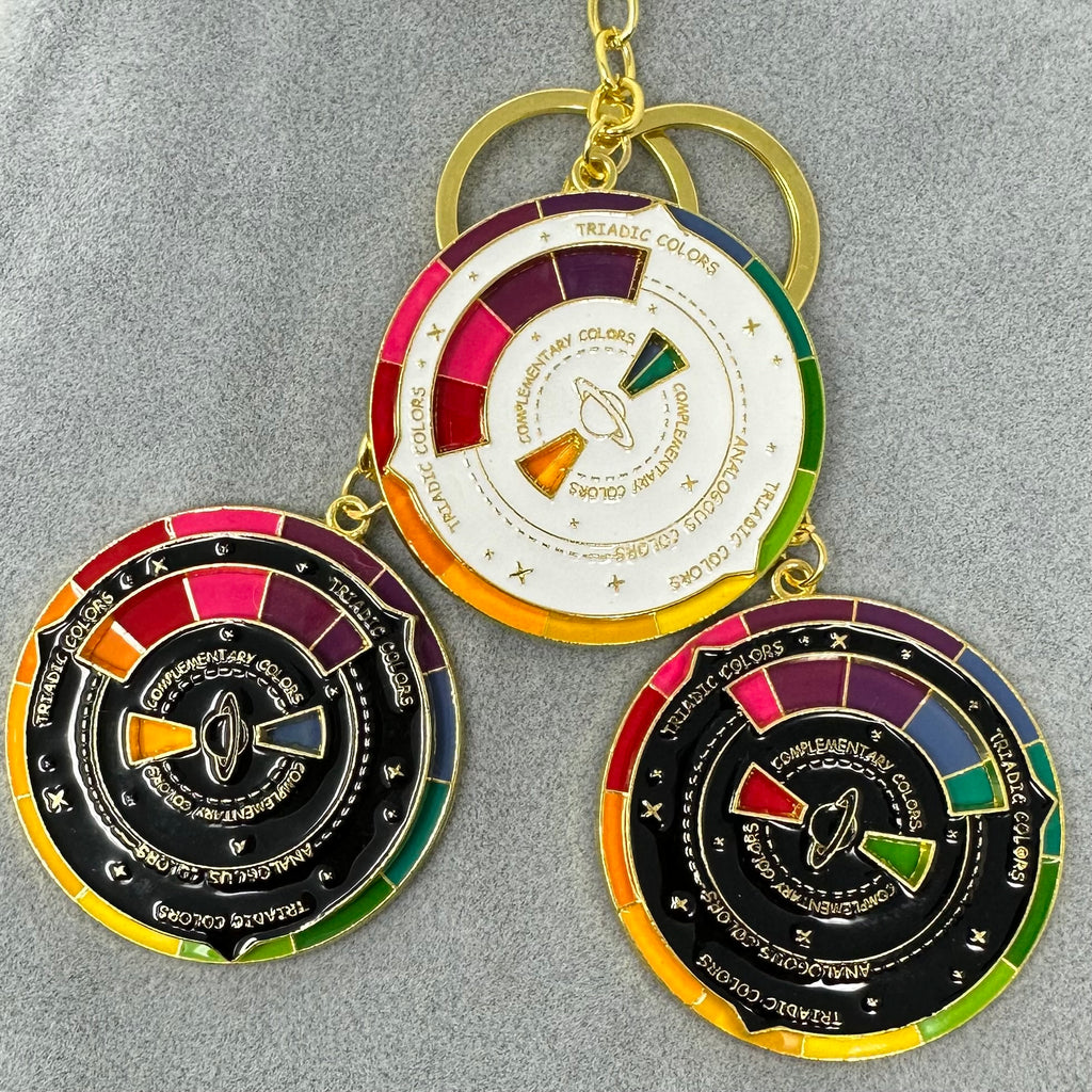 Color Selection Wheel Spinner KEYCHAIN