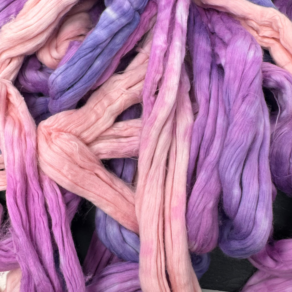 Egyptian Cotton Spinning Fibers 4 ounces Orchid