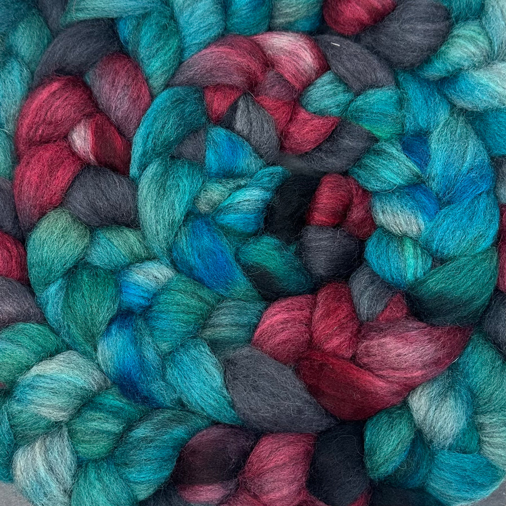 BFL Blue Faced Leicester combed top Big Red