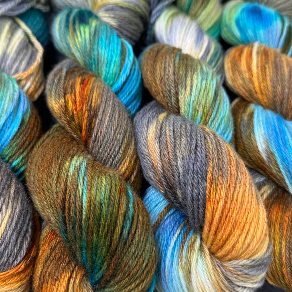 Fluff Muffin Cashmere DK weight yarn Pictured Rocks