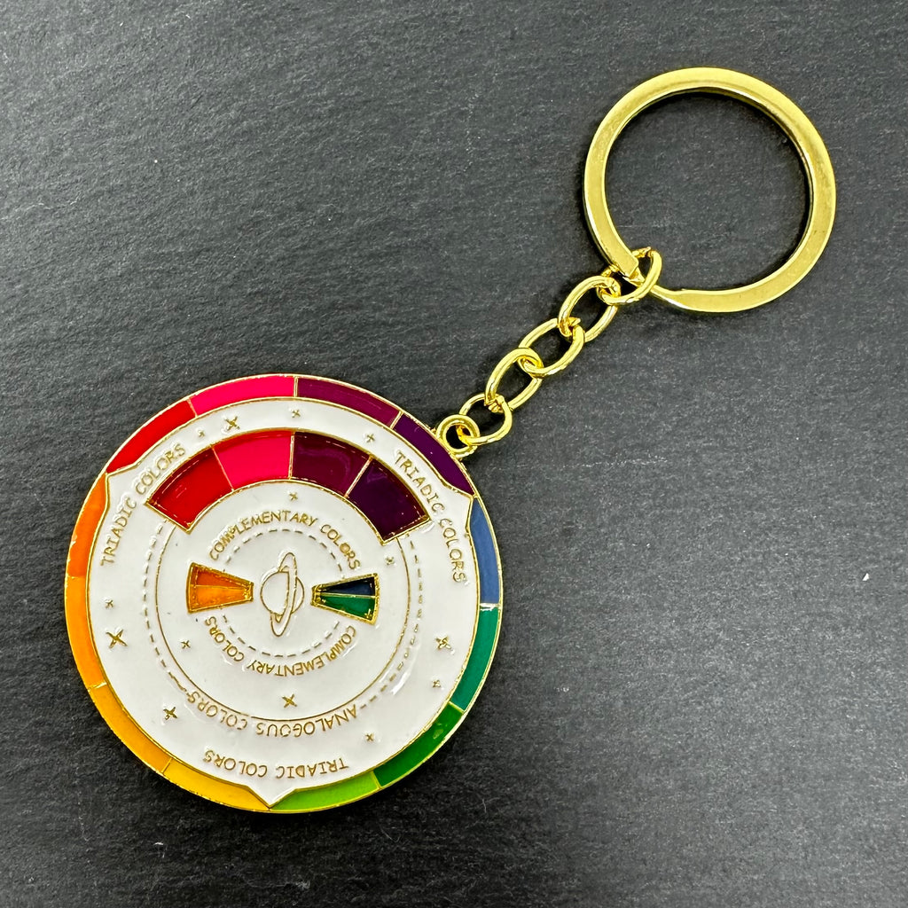 Color Selection Wheel Spinner KEYCHAIN