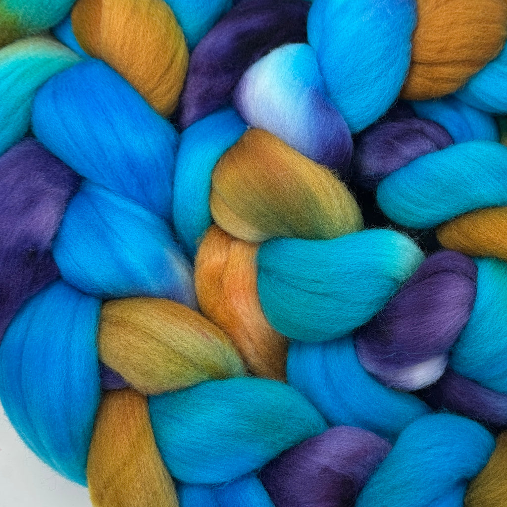 American Targhee wool top spinning fiber A Pirate Looks at Forty