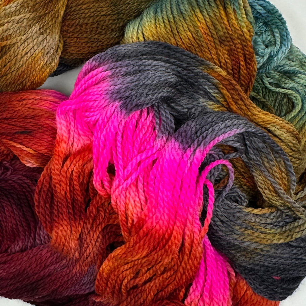 Deep Dyed Bulky wool yarn Hills and Hollers