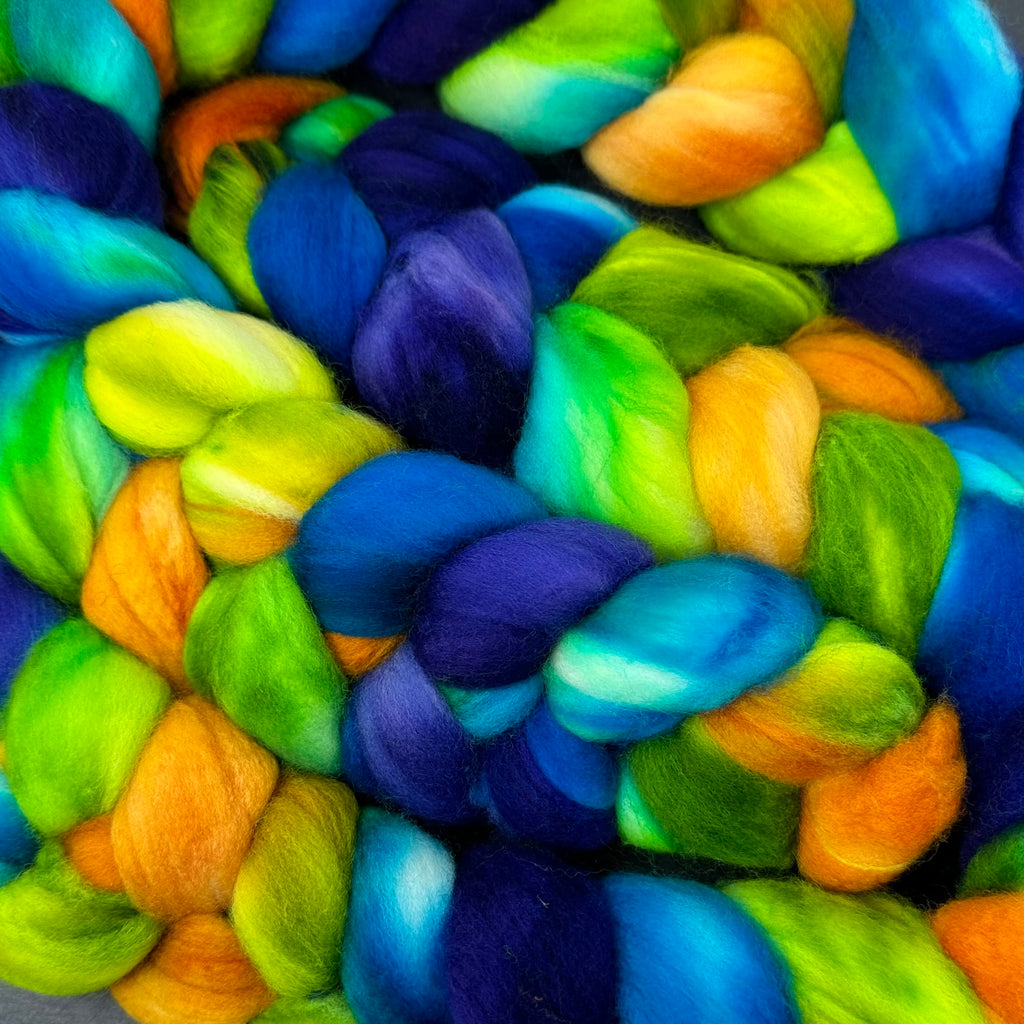 Superwash Merino Combed Top 18.5 micro Margaritaville
