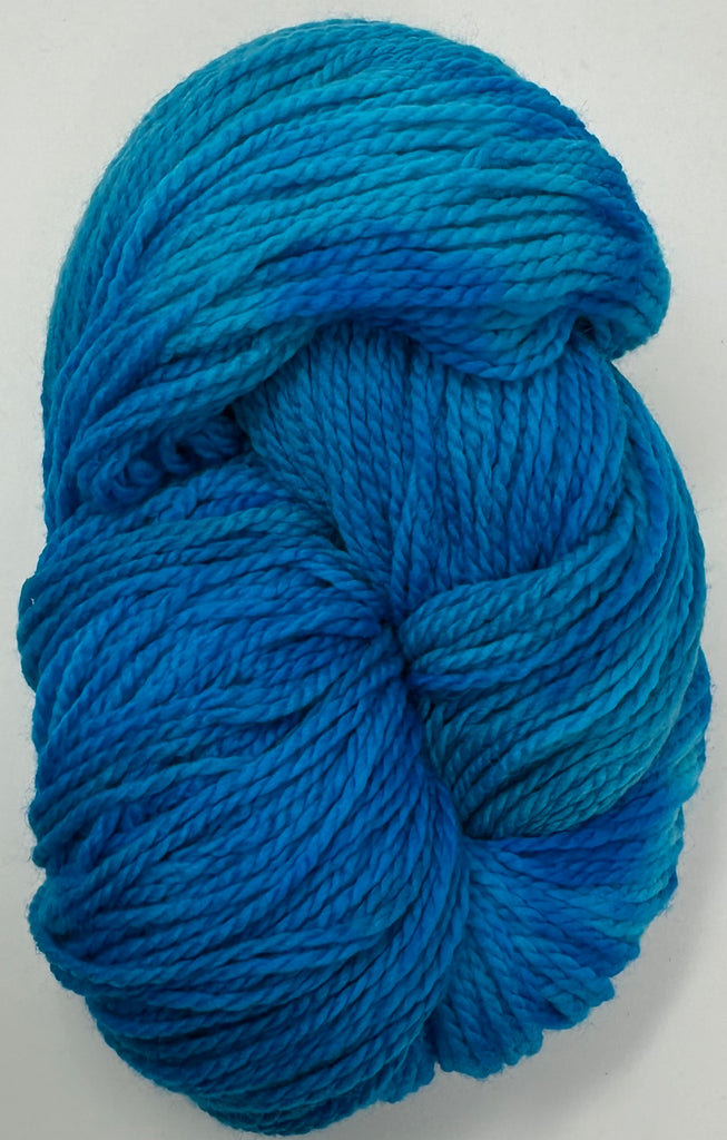 Deep Dyed Bulky wool yarn Aquamarine