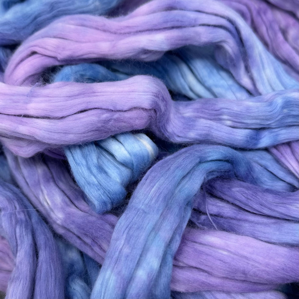 Egyptian Cotton Spinning Fibers 4 ounces Lavender