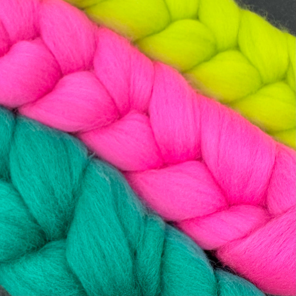 Gradient Merino Combed Top Spin Set Flamingo