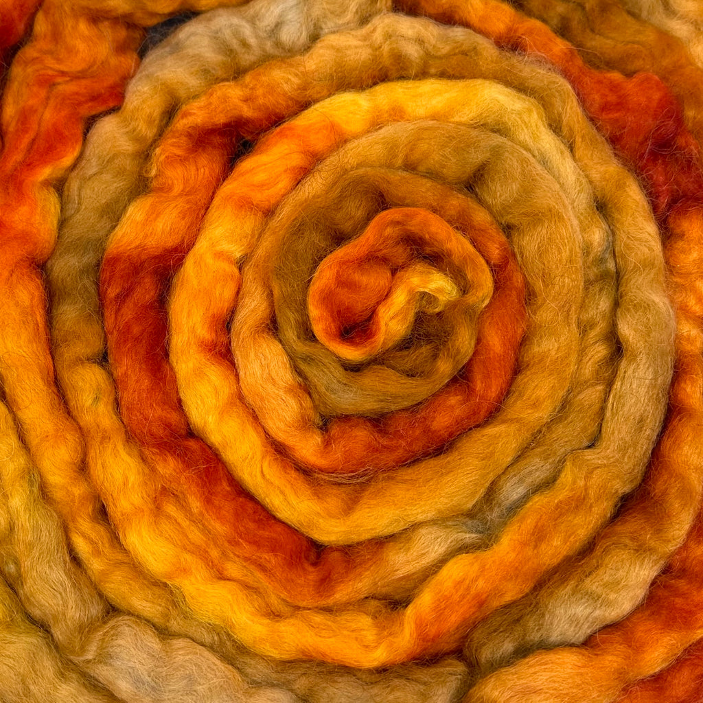 Wensleydale longwool top spinning fiber Sturgis