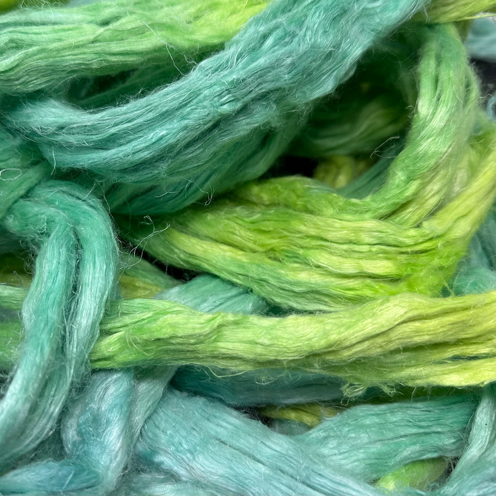 Linen Flax Combed Top Roving Limey