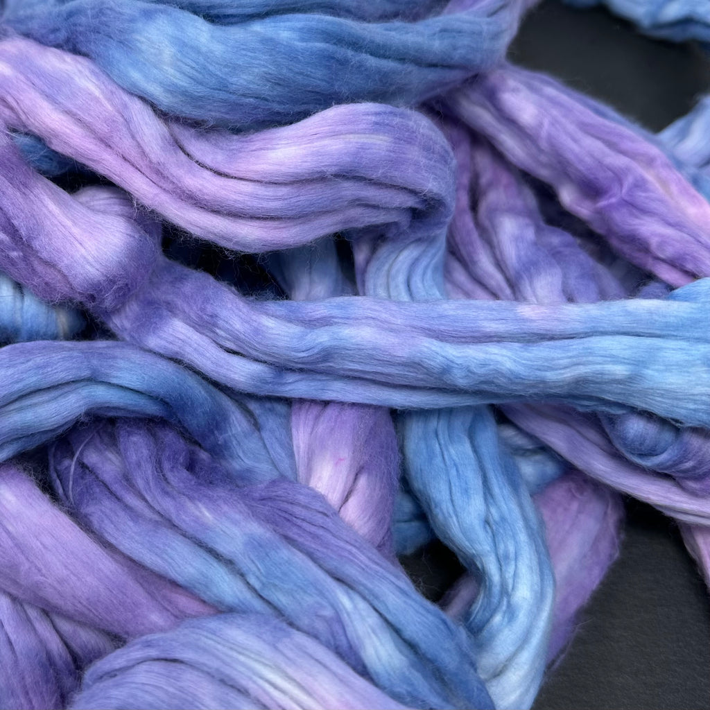 Egyptian Cotton Spinning Fibers 4 ounces Lavender