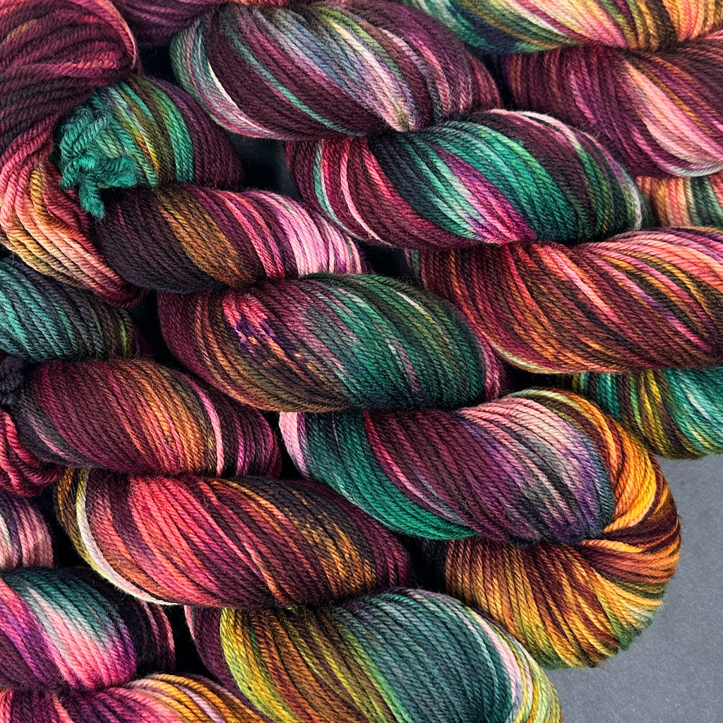 Still heavy DK to light worsted Sea Glass