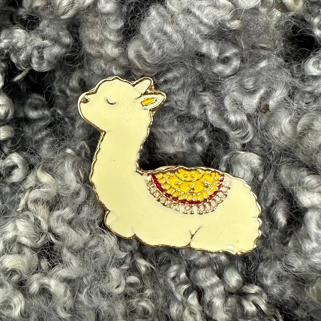 Llama Pin Flair